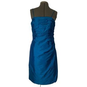Marisa Baratelli Silk Ruched Dress